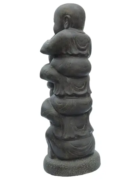 Product image 3 of the product “The three monks on top of each other, Symbolizing Ear, Eye and Mouth. 110cm height, hollow ”